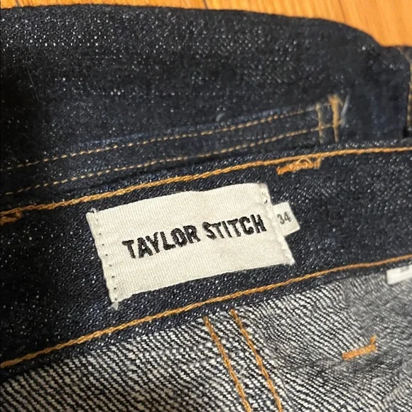 Taylor Stitch Men's Selvedge Denim Jeans 34 slim - Picture 5 of 9
